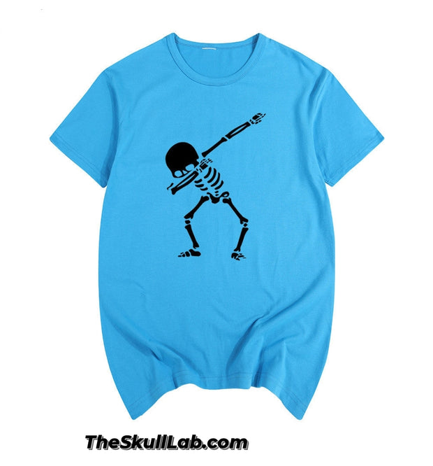 Hip hop skull short sleeved T-shirt