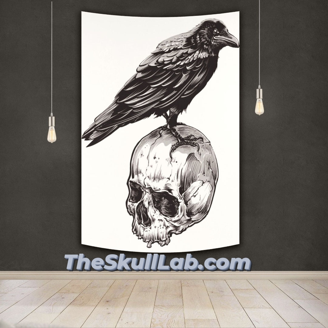 Skull Hanging Painting Bedroom Wall tapestries'