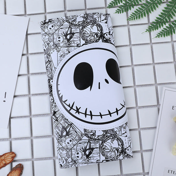 Skull Long Buckle Nightmare before Xmas Wallet Clutch