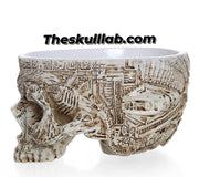 Potted Planting with Skull Head
