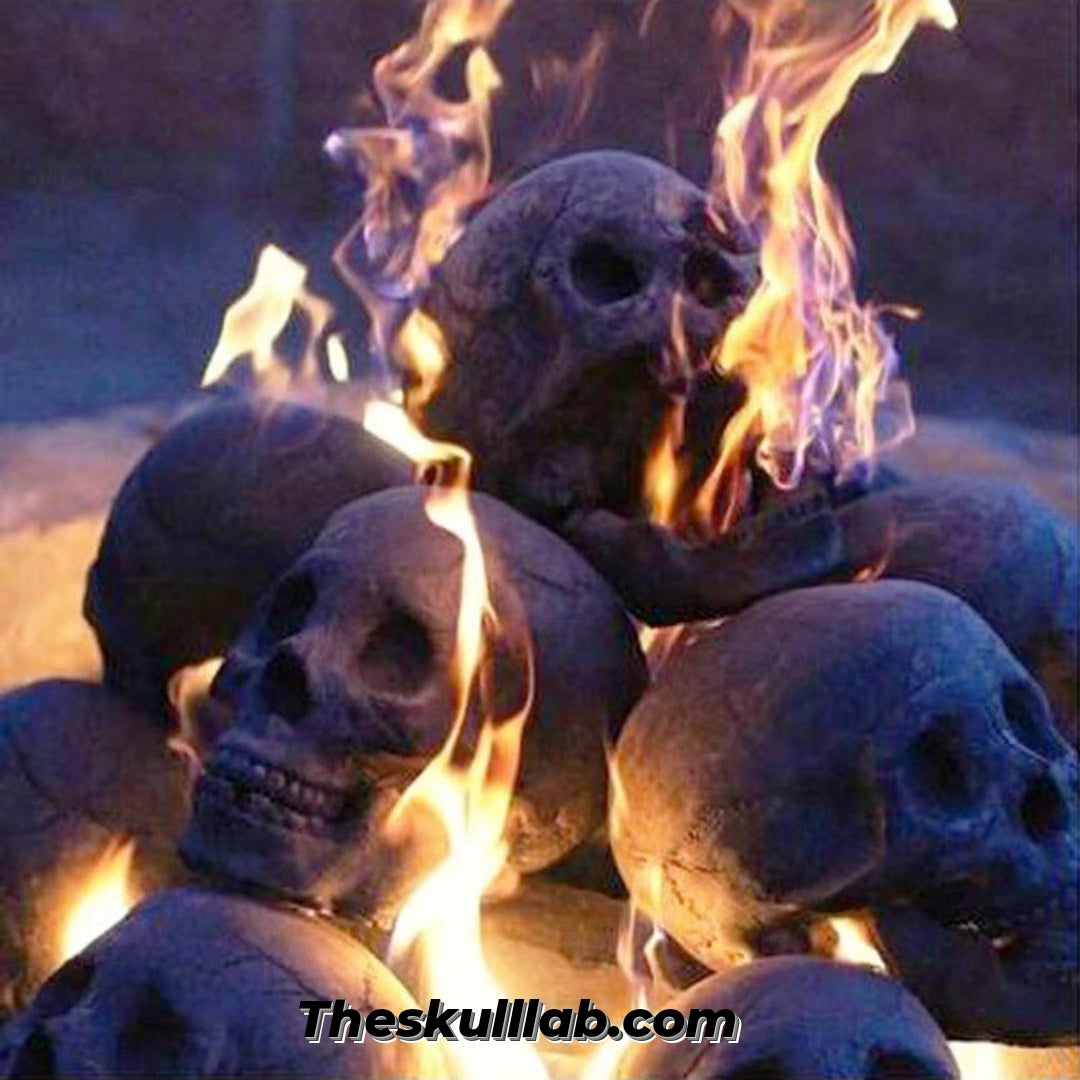 Skull Firepit Ornament/Decor