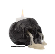 Black Small Skull Candle Holder