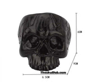 Black Small Skull Candle Holder