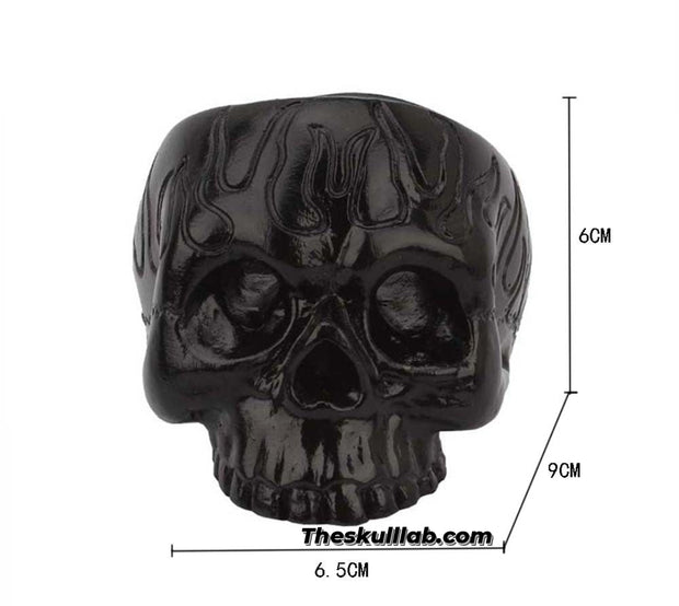 Black Small Skull Candle Holder
