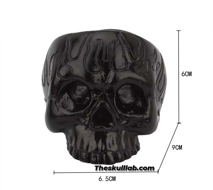 Black Small Skull Candle Holder