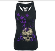 Skull printed Vest Tank Top cotton
