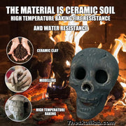 Skull Firepit Ornament/Decor
