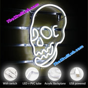 Halloween and any time Decor LED Neon Skull night light