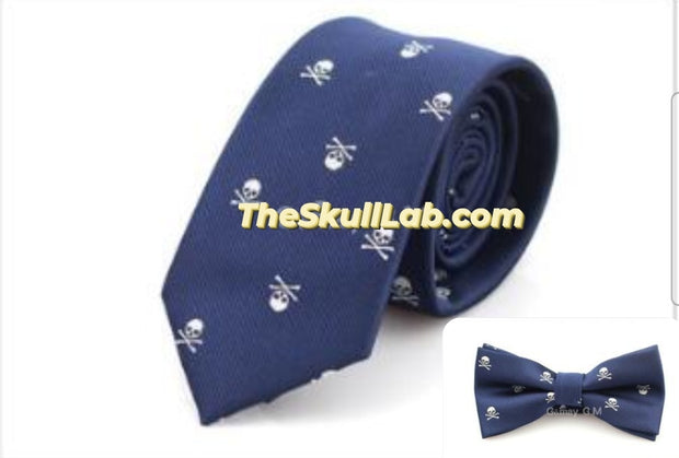 Skull Neckties & Bowties... Fashion accessories *5-Colors Polyester