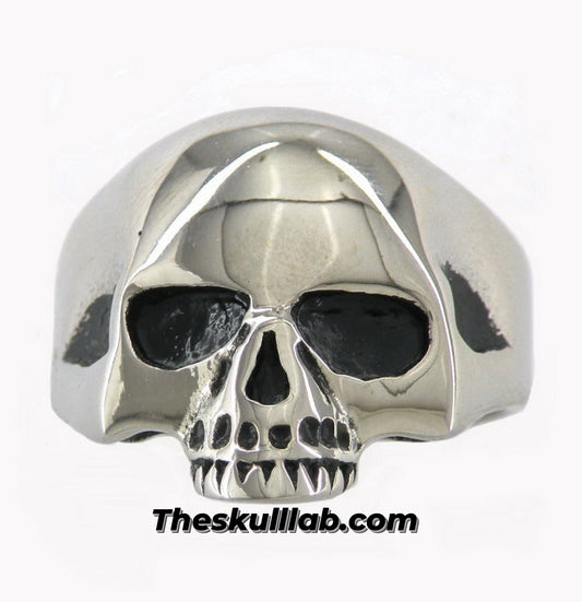 Stainless steel skull ring
