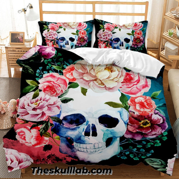 Printed Two & Three-piece Skull Duvet Cover *4 Styles
