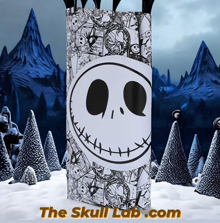 Skull Long Buckle Nightmare before Xmas Wallet Clutch