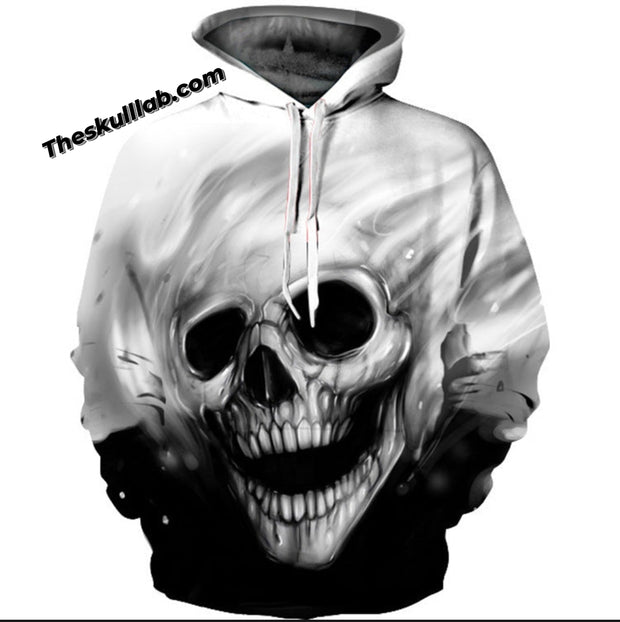 Fading Skull Hoodie Female & Male
