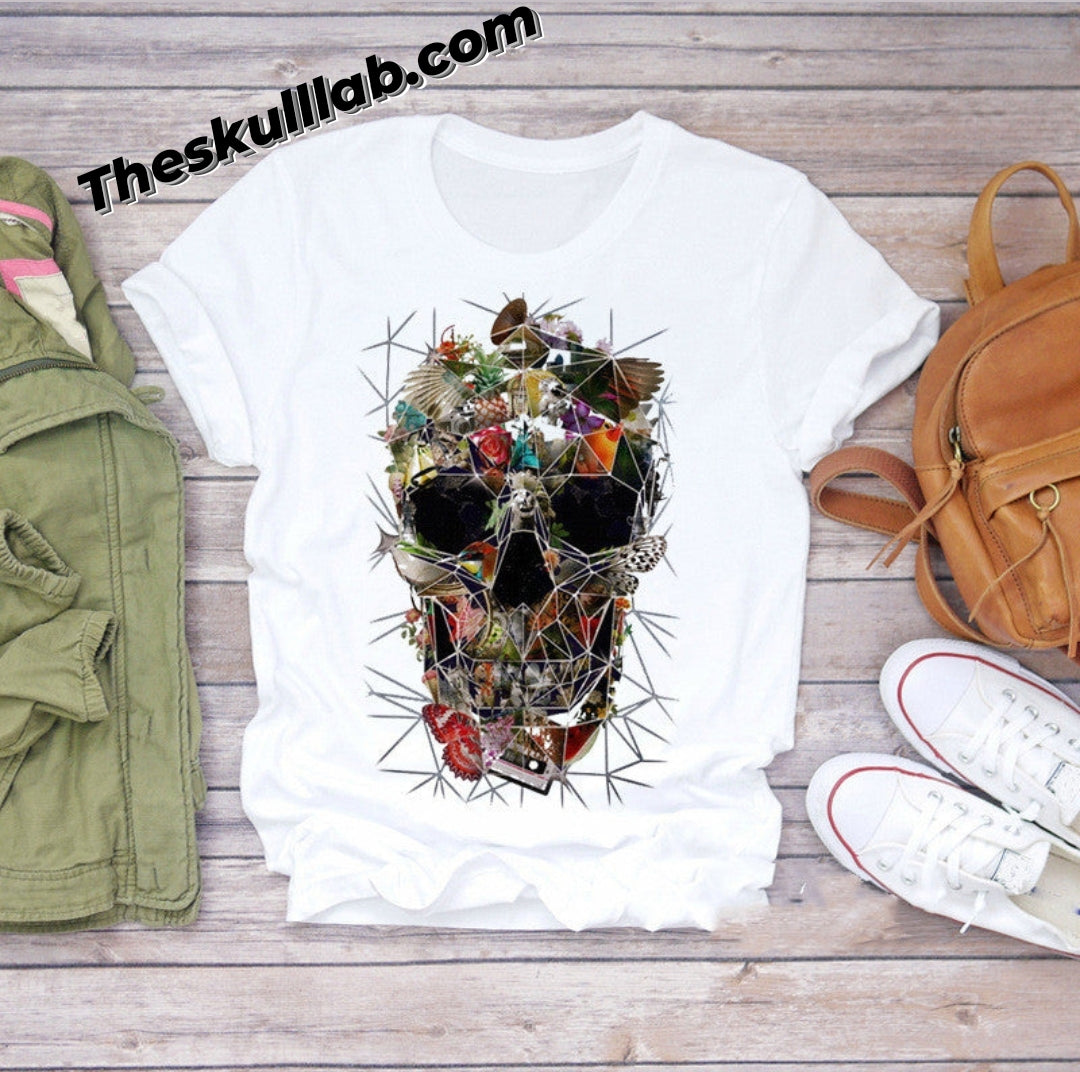 Fashion Original Skull Print T-Shirt *4 styles