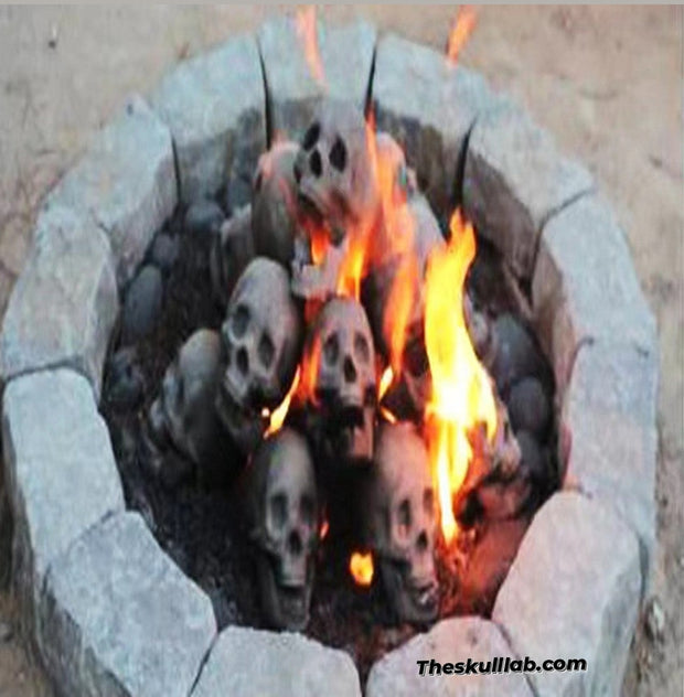 Skull Firepit Ornament/Decor