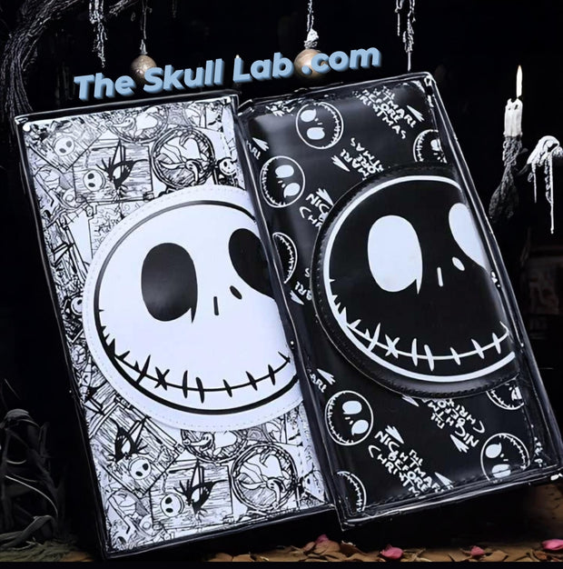 Skull Long Buckle Nightmare before Xmas Wallet Clutch