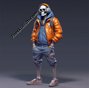 Skull Doll Resin Decorative Crafts      *4 Styles