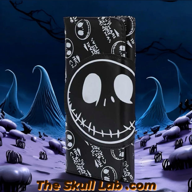 Skull Long Buckle Nightmare before Xmas Wallet Clutch