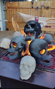 Skull Firepit Ornament/Decor