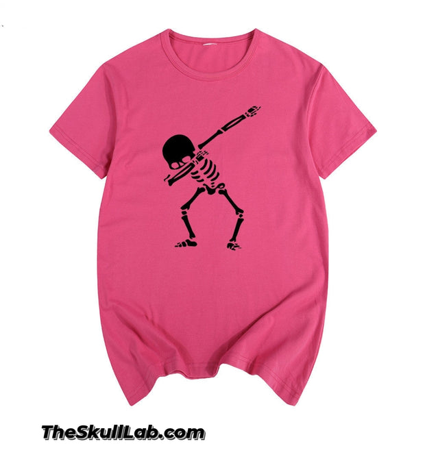 Hip hop skull short sleeved T-shirt