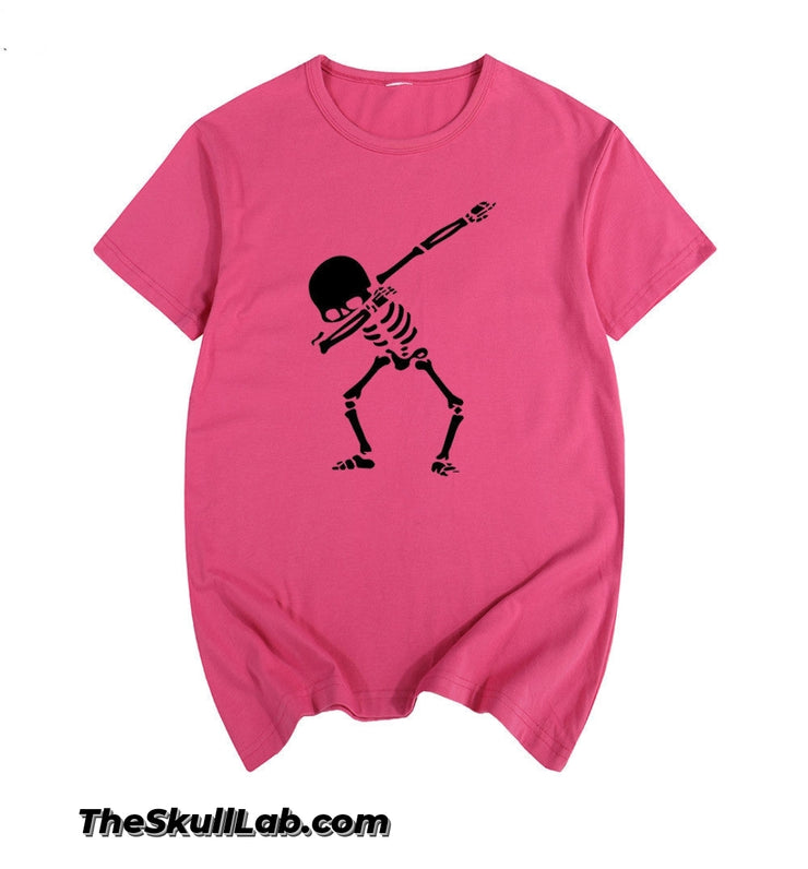 Hip hop skull short sleeved T-shirt