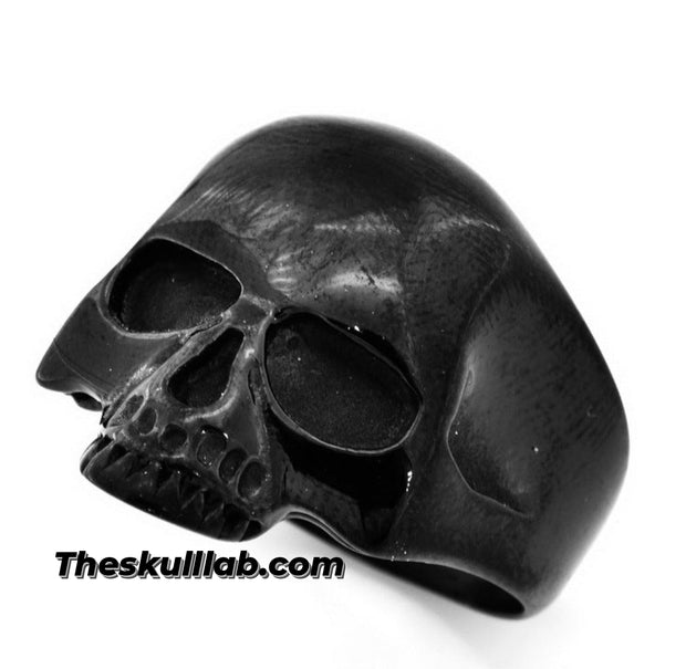 Stainless steel skull ring