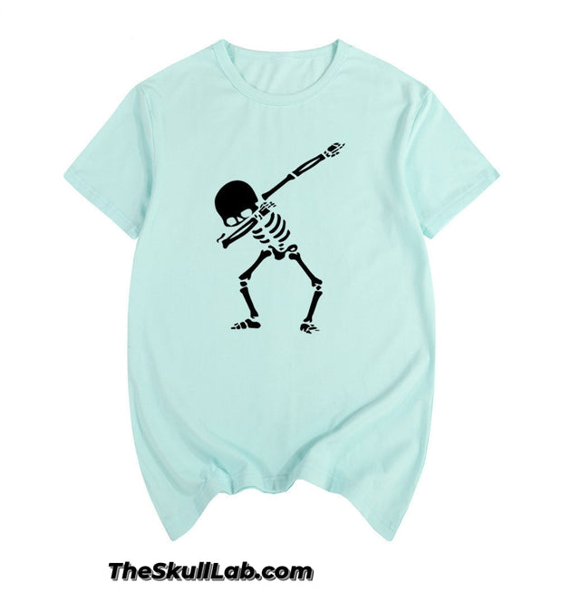 Hip hop skull short sleeved T-shirt