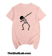 Hip hop skull short sleeved T-shirt