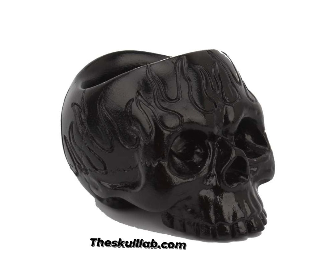 Black Small Skull Candle Holder