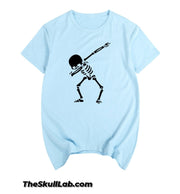 Hip hop skull short sleeved T-shirt