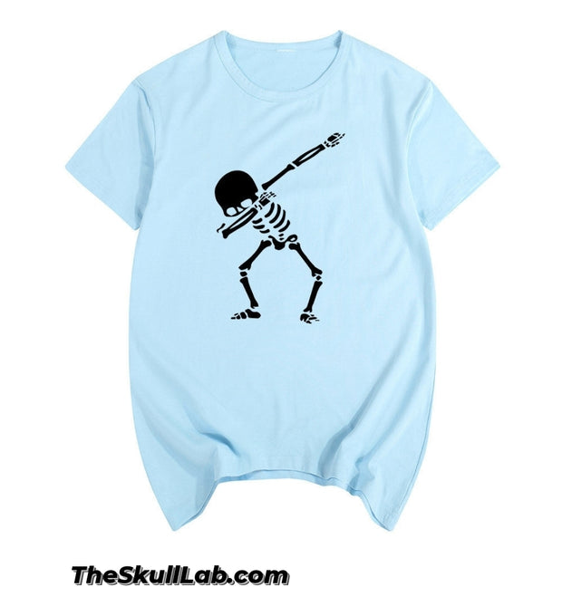 Hip hop skull short sleeved T-shirt