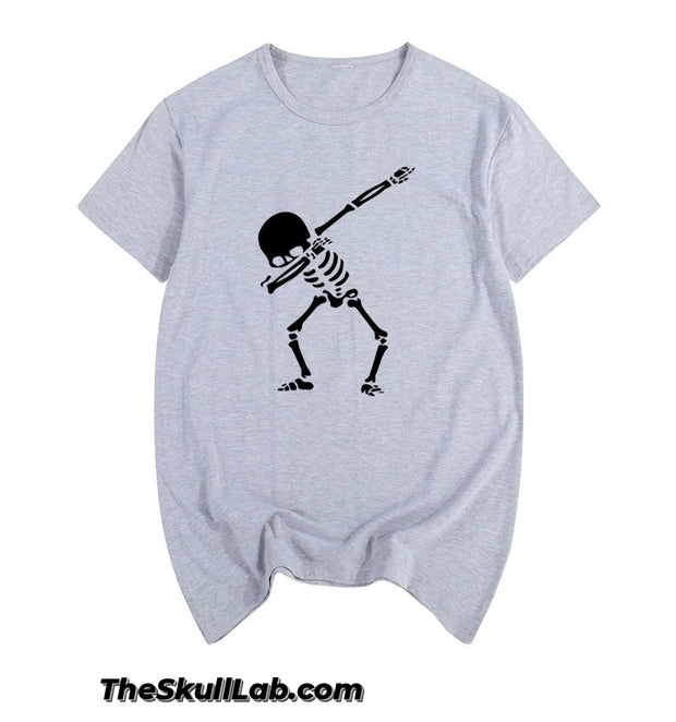 Hip hop skull short sleeved T-shirt