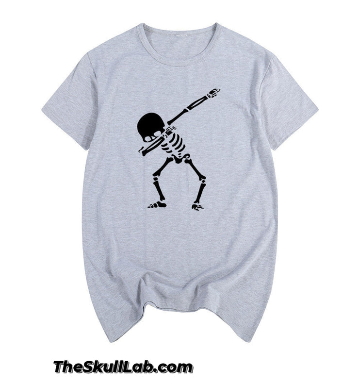 Hip hop skull short sleeved T-shirt