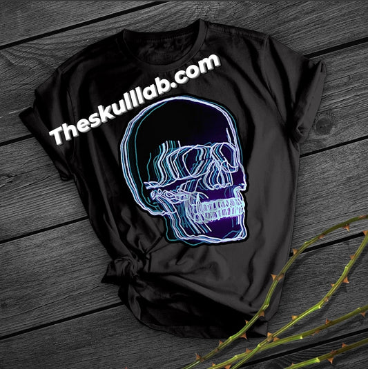 Neon Skull Short Sleeve t-shirts Mens