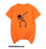 Hip hop skull short sleeved T-shirt
