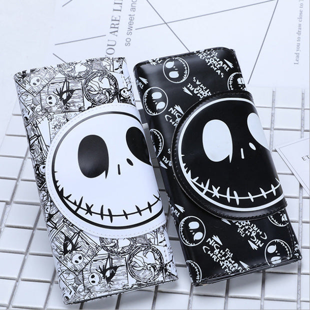 Skull Long Buckle Nightmare before Xmas Wallet Clutch