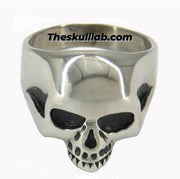 Stainless steel skull ring
