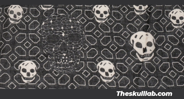 Skull scarf *2 colors Tan & Black