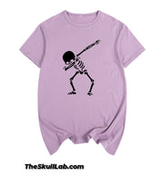 Hip hop skull short sleeved T-shirt