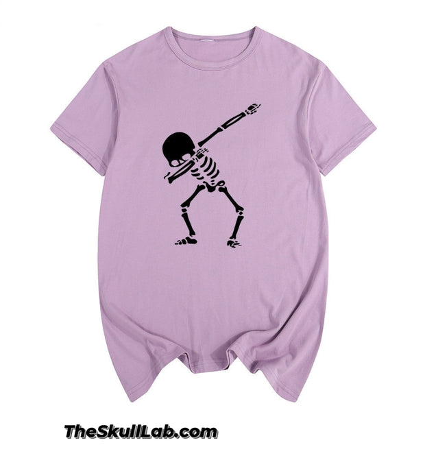 Hip hop skull short sleeved T-shirt
