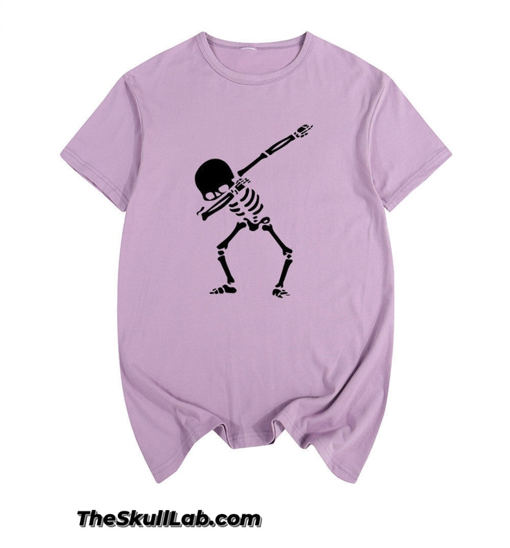 Hip hop skull short sleeved T-shirt